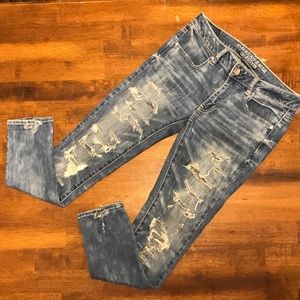 American Eagle Destroyed Jegging Ankle Never Worn